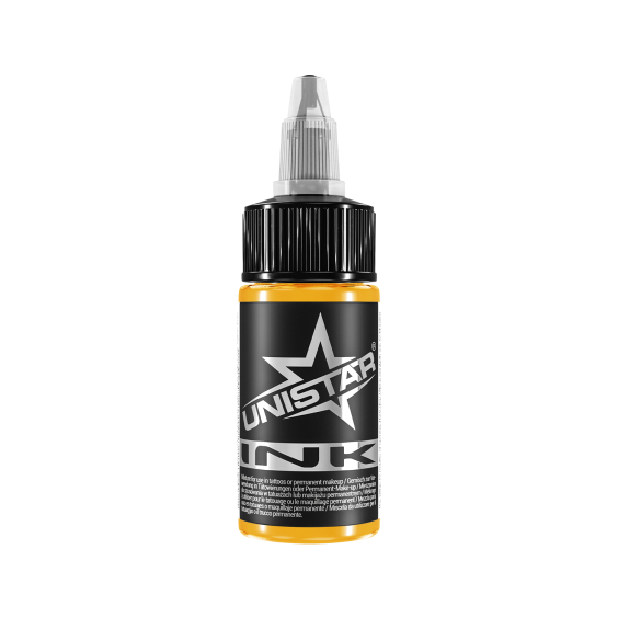 UNISTAR Colours™ blæk - Top Basic gul 30ml (1oz)