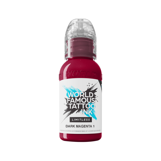 World Famous Limitless tatoveringsblæk - Dark Magenta 1 30ml