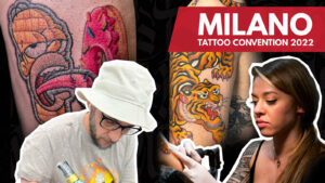 Timelapse-tatovering – Milano Tattoo Convention 2022
